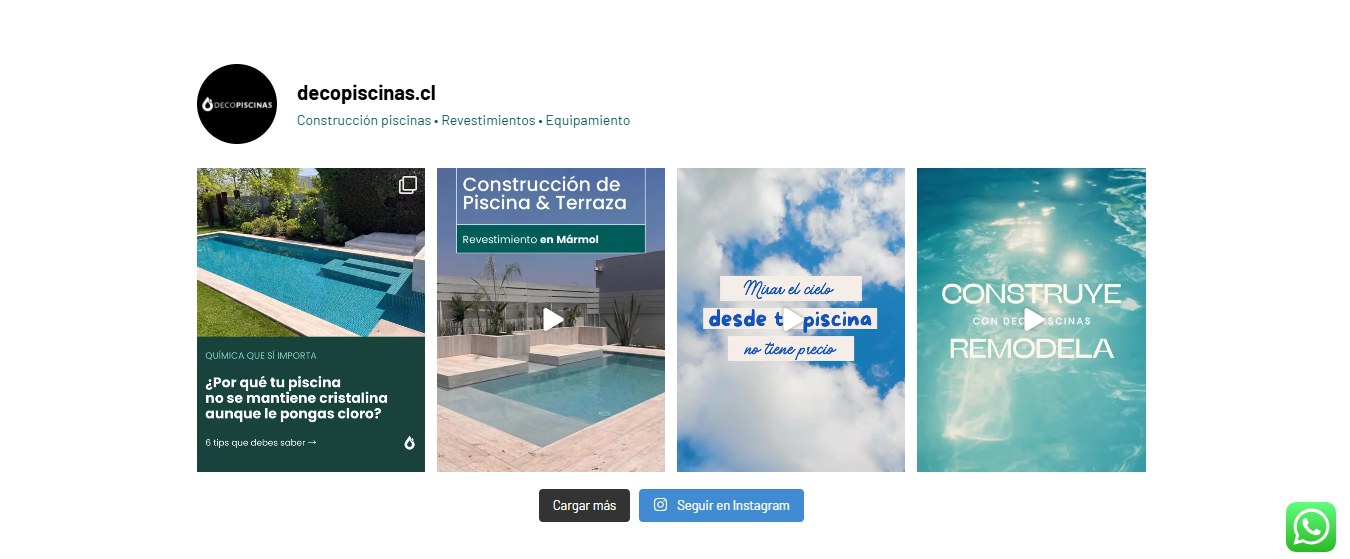 Deco Piscinas: Instagram