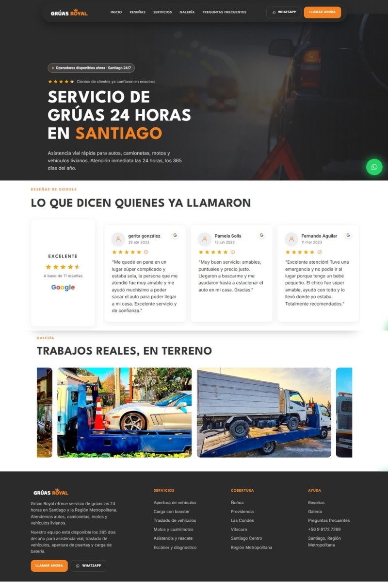 Grúas Royal